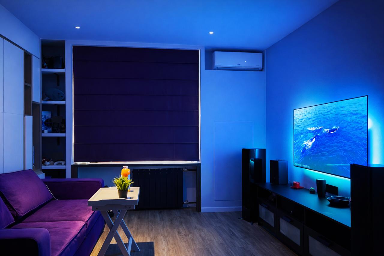 Однокомнатная квартира 35 м²: умный свет, сценарии и автоматизация на базе Sprut.hub